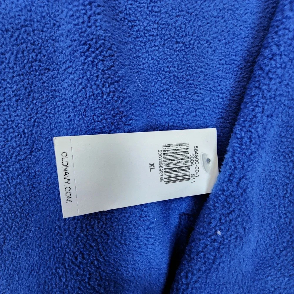 Old Navy Fleece Pullover Men XL Blue 1/2 Zip Moon Dance '94 Reissue Gorpcore NEW - Picture 10 of 10